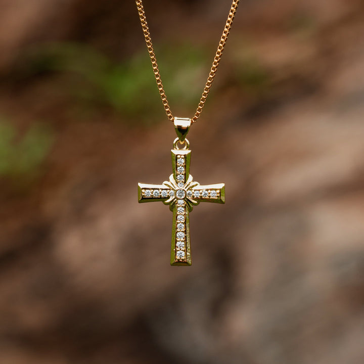 Majestic Cross Diamond Necklace