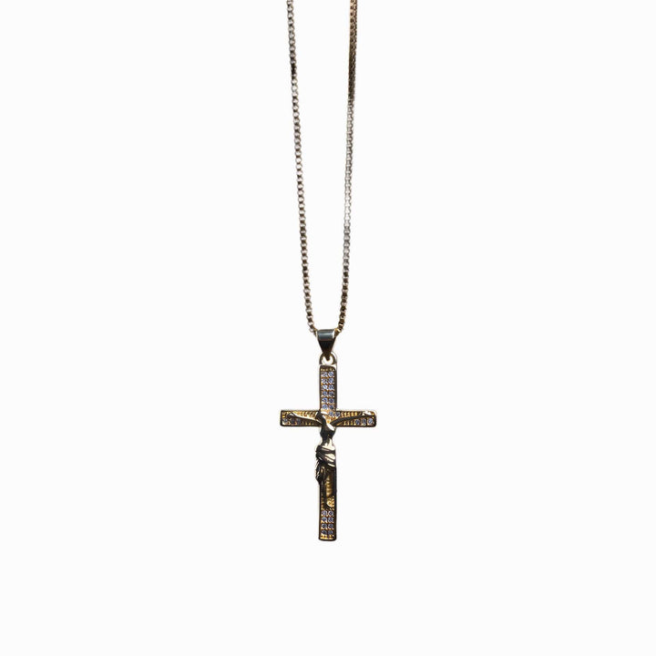 The Golden Savior Cross Necklace