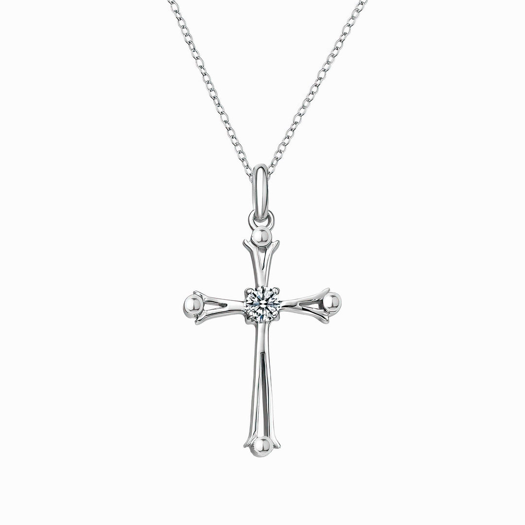 Cross Diamond Pendant Necklace