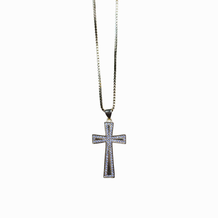 Celestial Cross Diamond Pendant