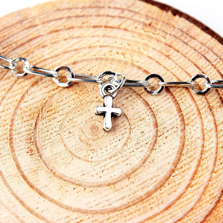 Multi-Dangling Cross Bracelet