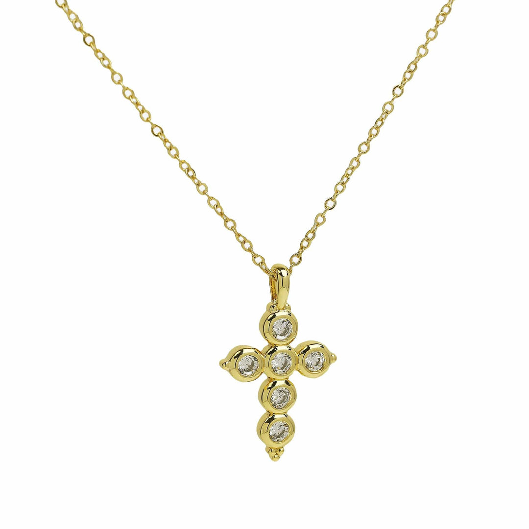 Timeless Cross Diamond Necklace