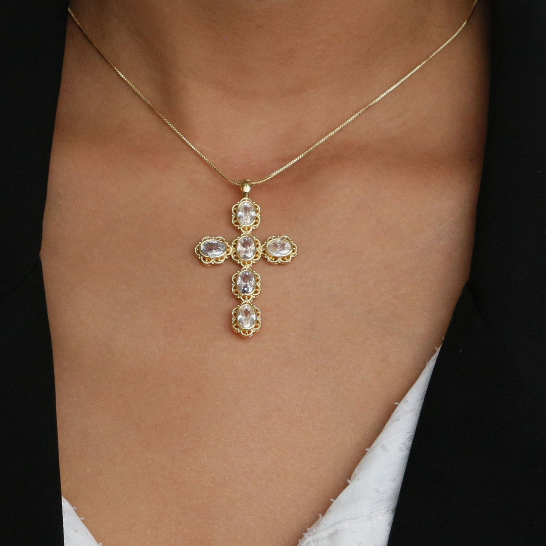 Classic Elegant Cross Necklace