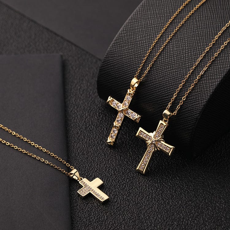 Iconic Christian Cross Diamond Necklace