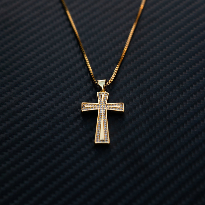 Celestial Cross Diamond Pendant