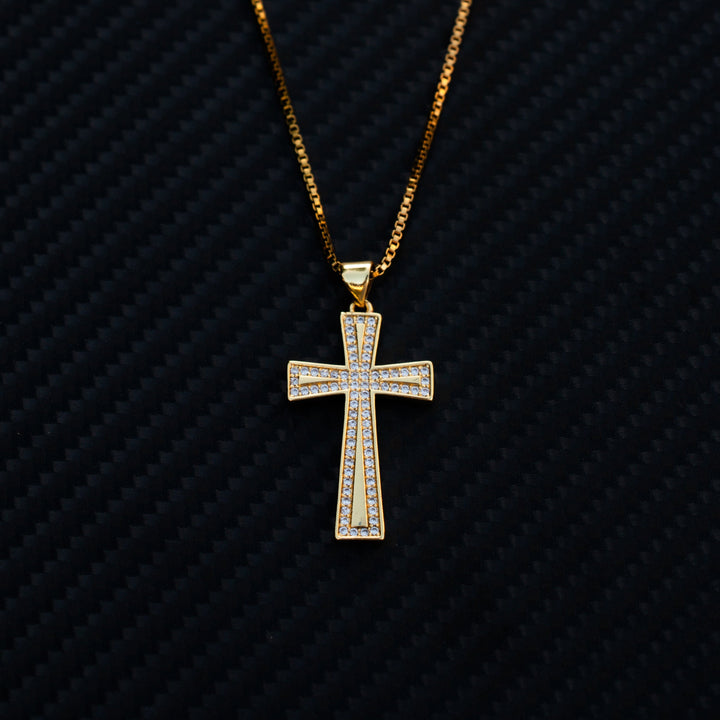 Celestial Cross Diamond Pendant