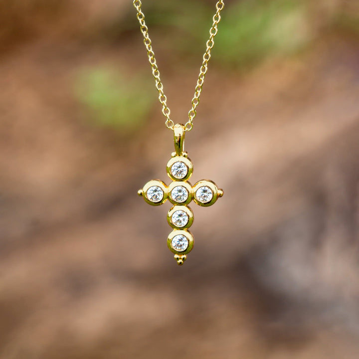 Timeless Cross Diamond Necklace