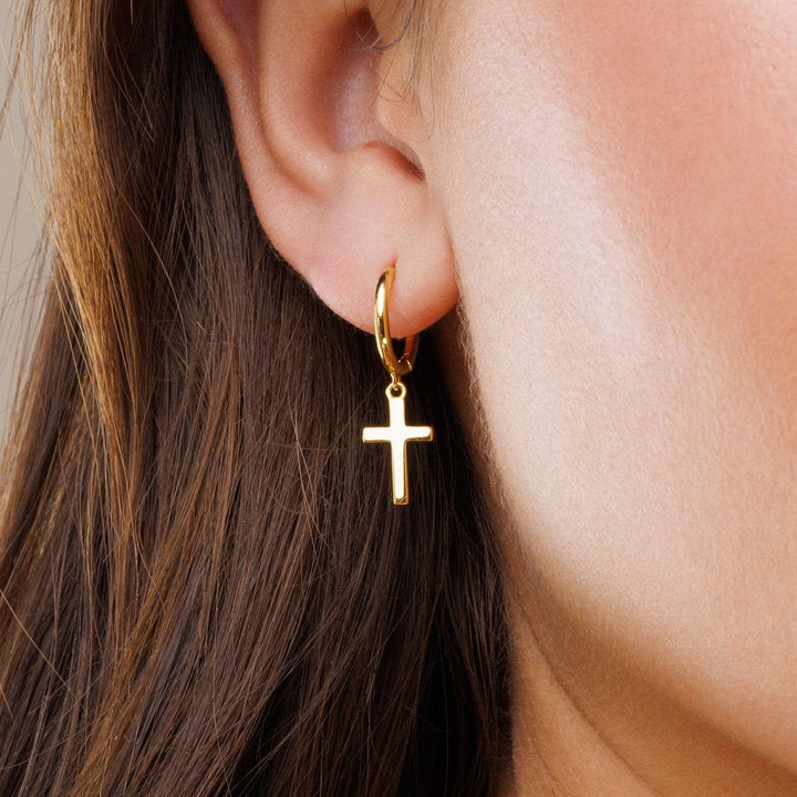 Blessed Cross Earrings