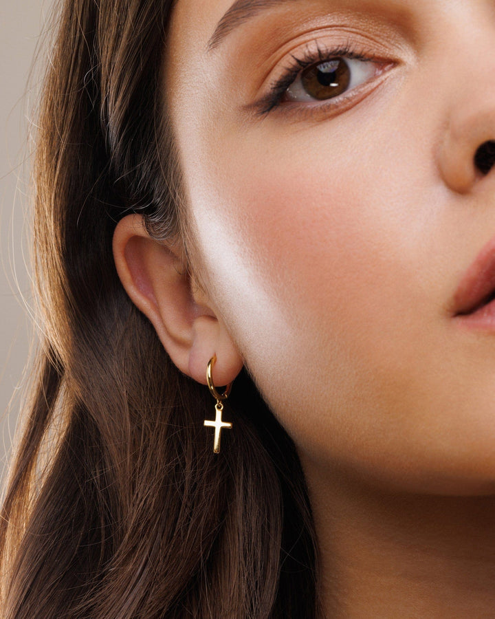 Blessed Cross Earrings