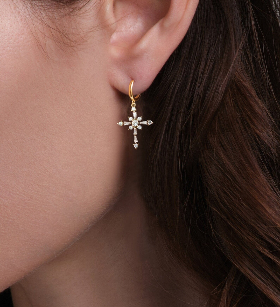 Sacred Cross Earrings