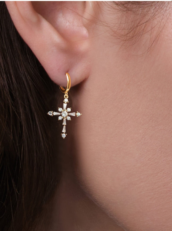 Sacred Cross Earrings