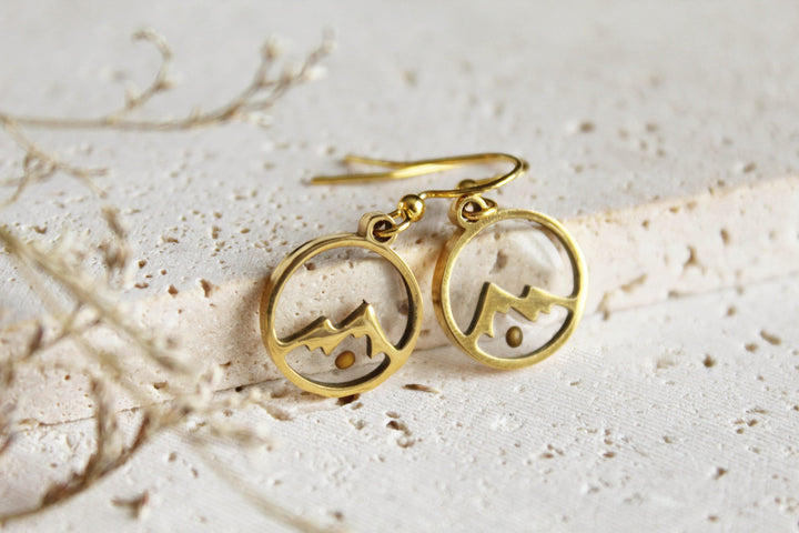 Mustard Seed Mountain Earrings