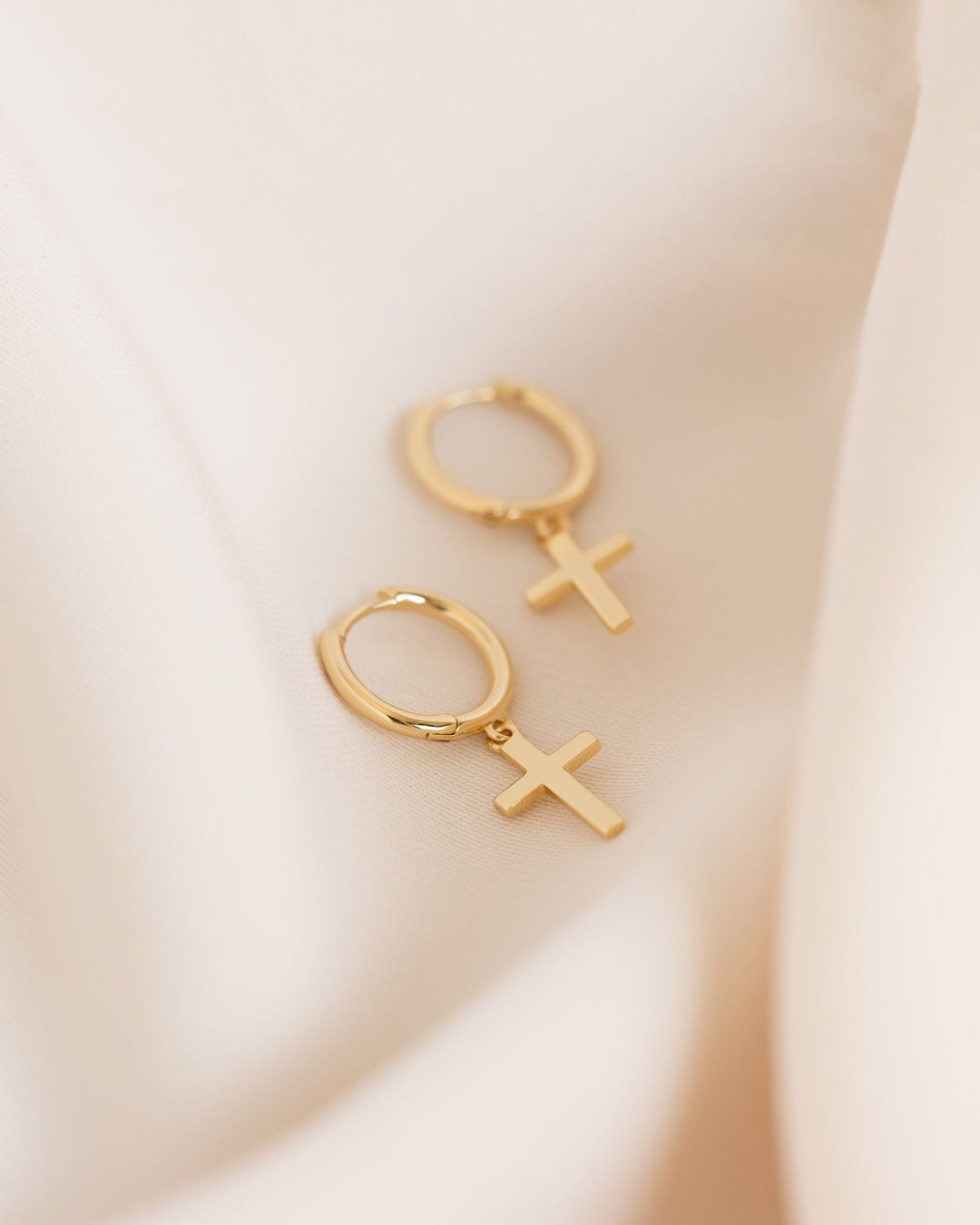 Blessed Cross Earrings