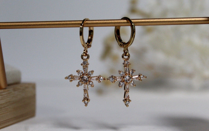 Sacred Cross Earrings