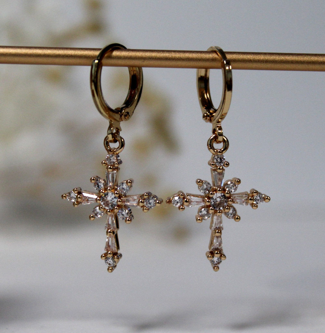 Sacred Cross Earrings