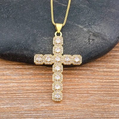 Faith Gems Cross Necklace