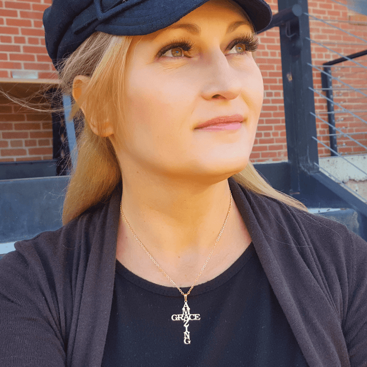 Amazing Grace Cross Pendant