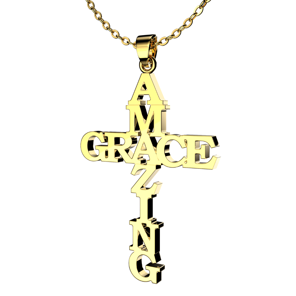 Amazing Grace Cross Pendant