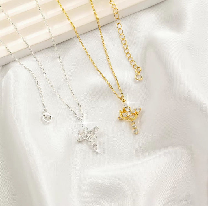 3 FREE Crown & Cross Necklace - FREE + $7.49 S/H EACH