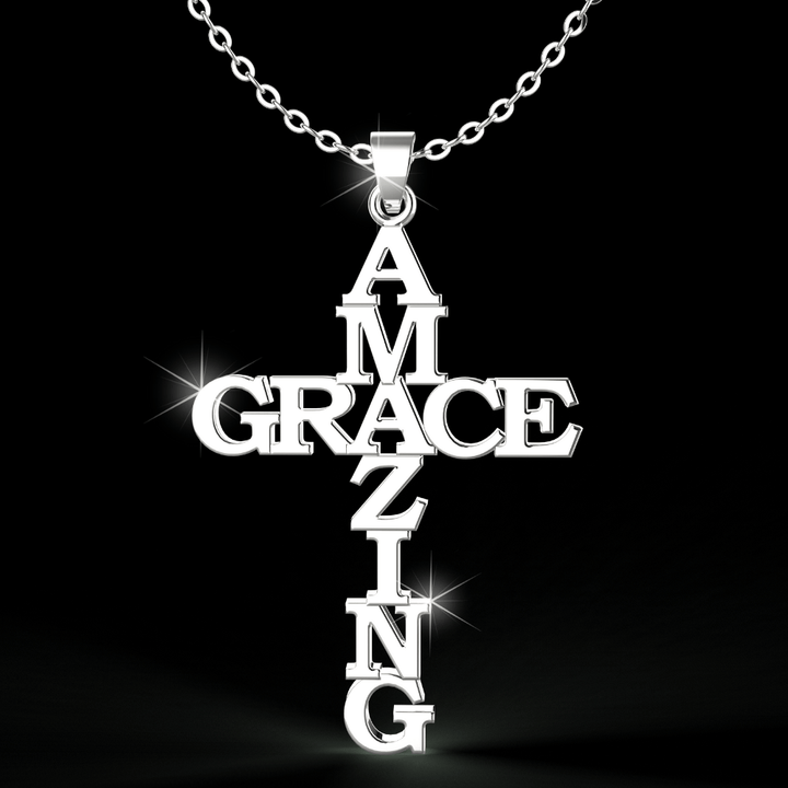 Amazing Grace Cross Pendant