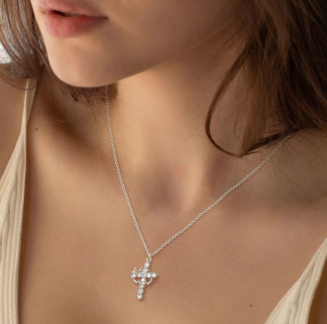 3 FREE Crown & Cross Necklace - FREE + $7.49 S/H EACH