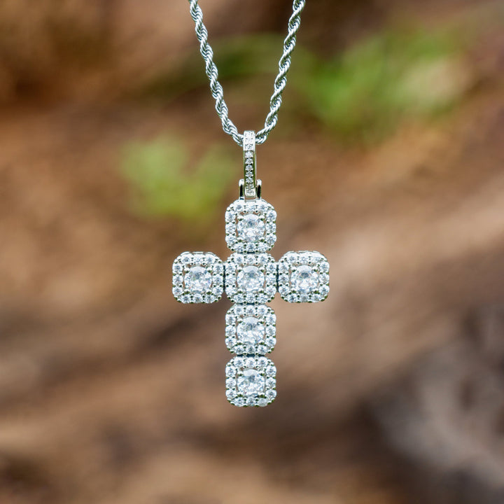 Divine Diamond Cross Necklace